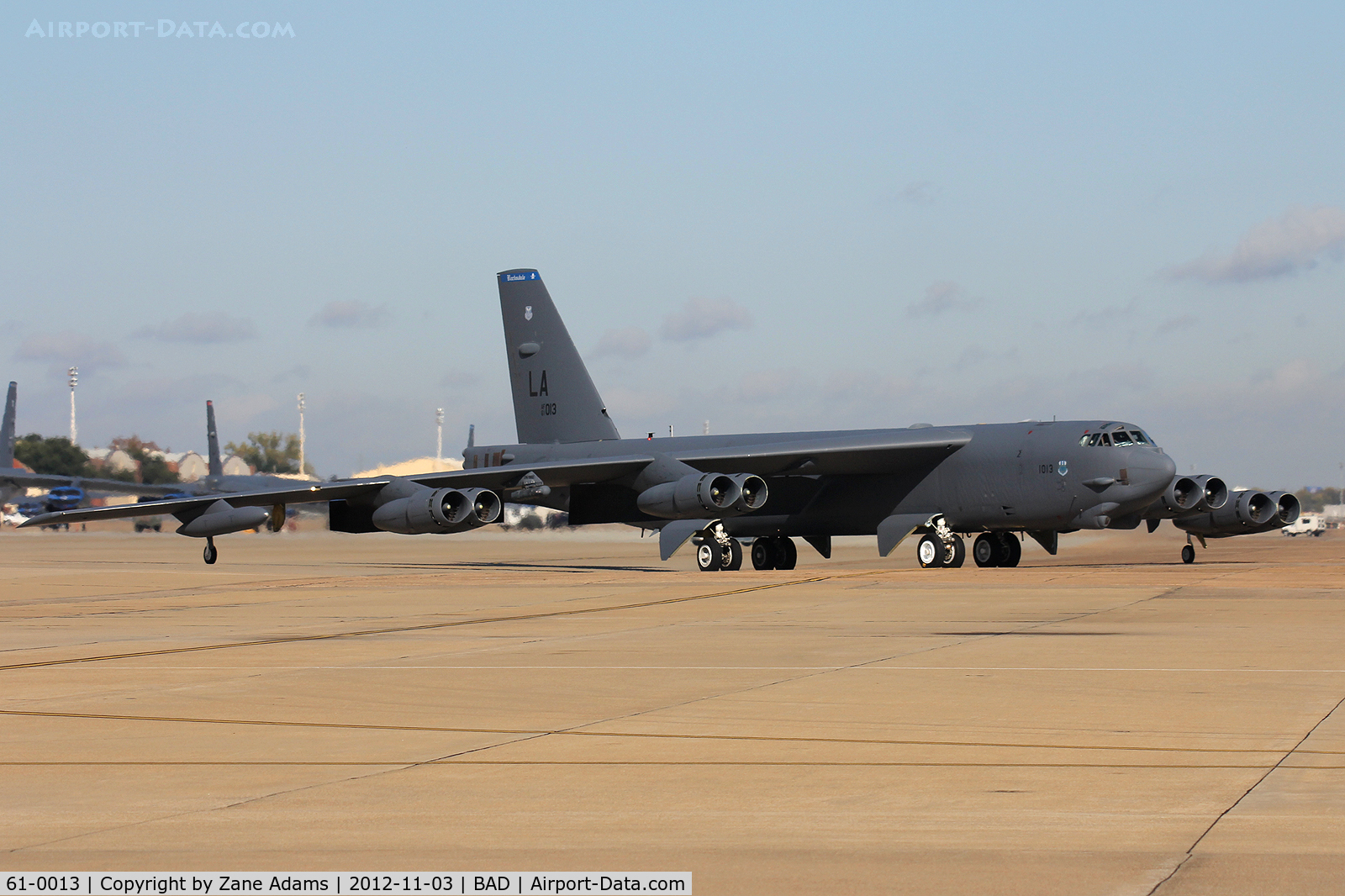 61-0013, 1961 Boeing B-52H Stratofortress C/N 464440, On the ramp at Barskdale Air Force Base