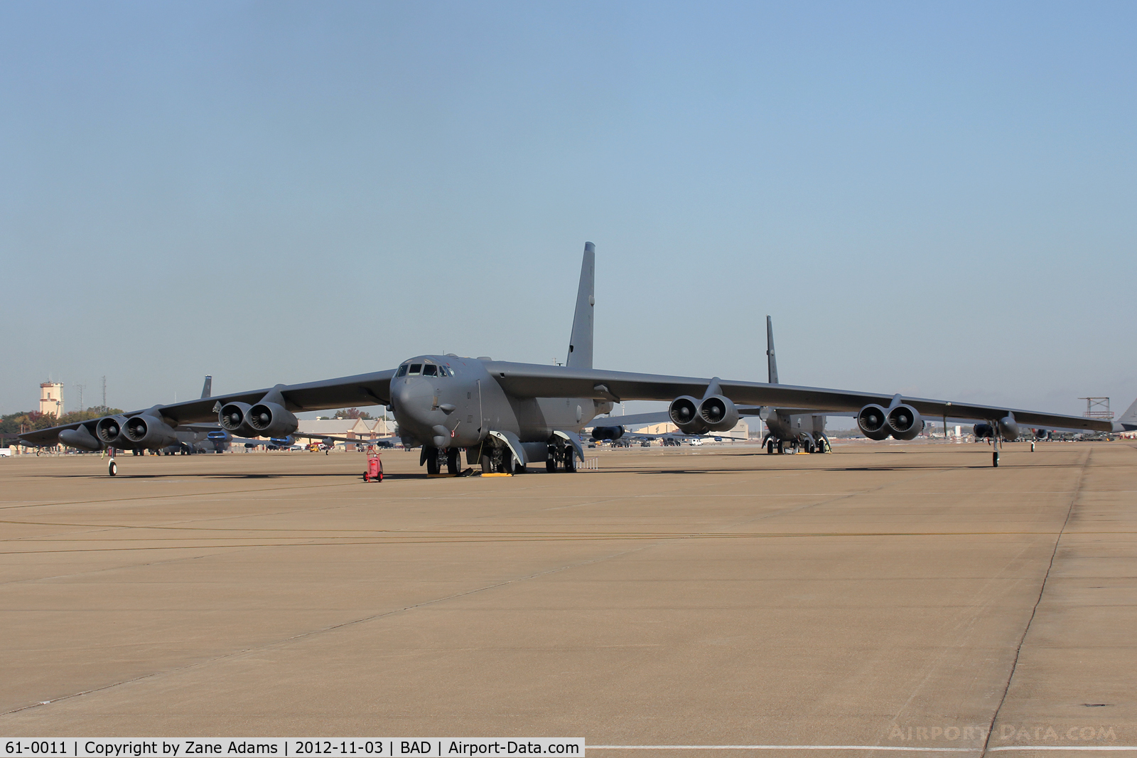 61-0011, 1961 Boeing B-52H Stratofortress C/N 464438, On the ramp at Barksdale AFB