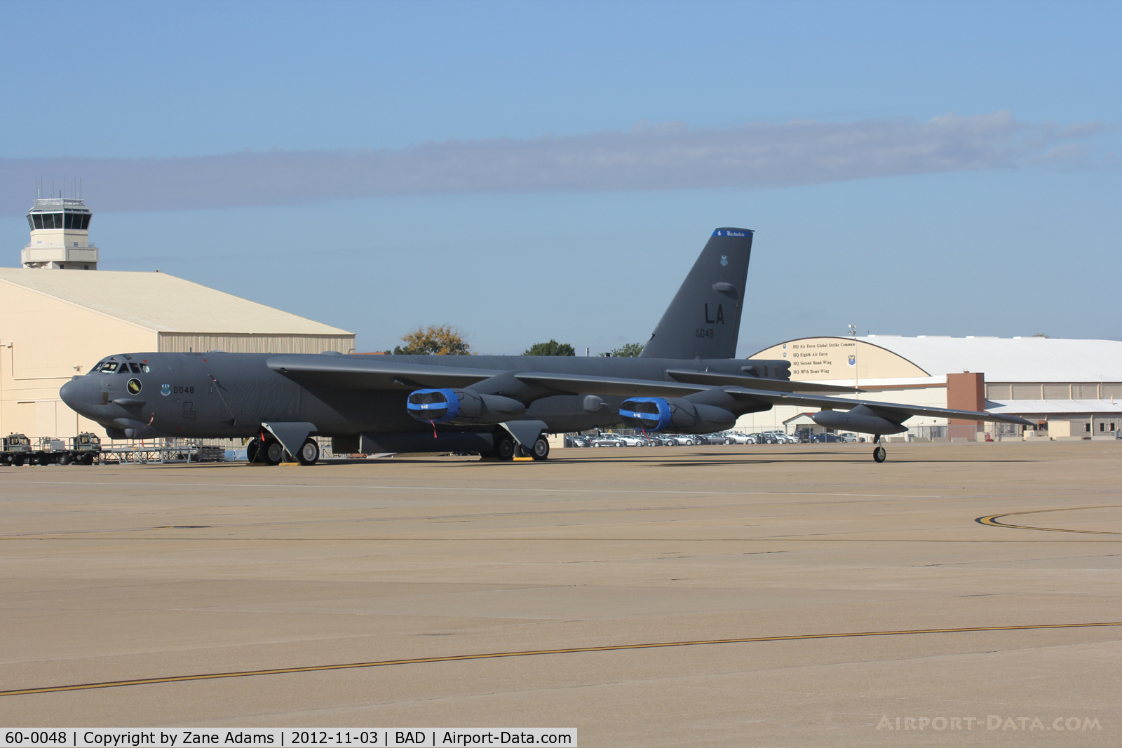 60-0048, 1960 Boeing B-52H Stratofortress C/N 464413, On the ramp at Barksdale AFB