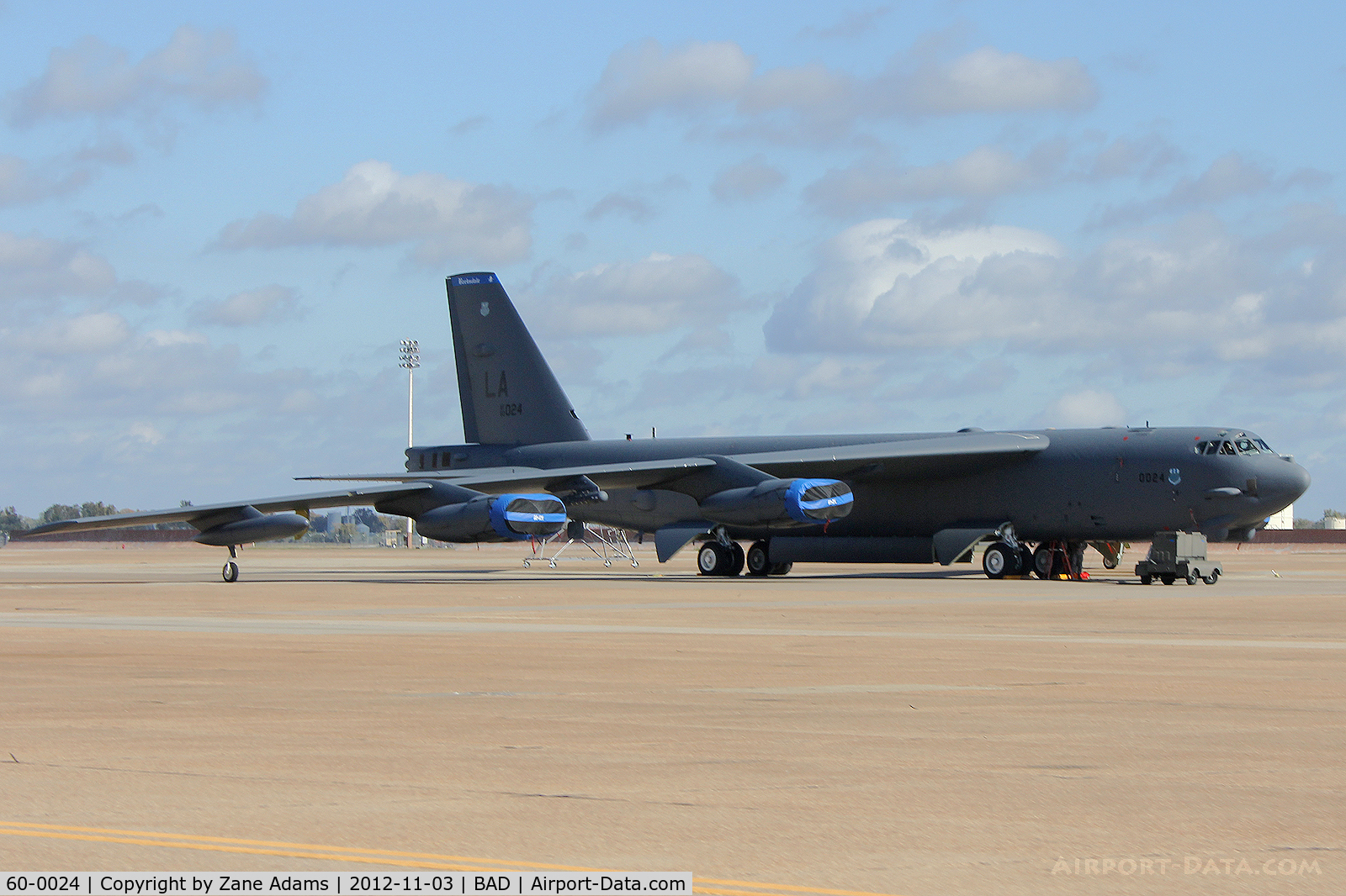 60-0024, 1960 Boeing B-52H Stratofortress C/N 464389, On the ramp at Barksdale AFB