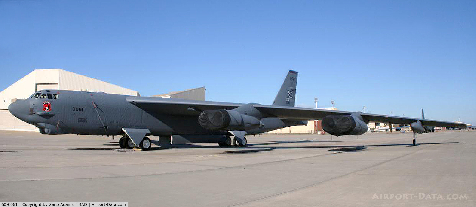 60-0061, 1960 Boeing B-52H Stratofortress C/N 464426, On the ramp at Barksdale AFB