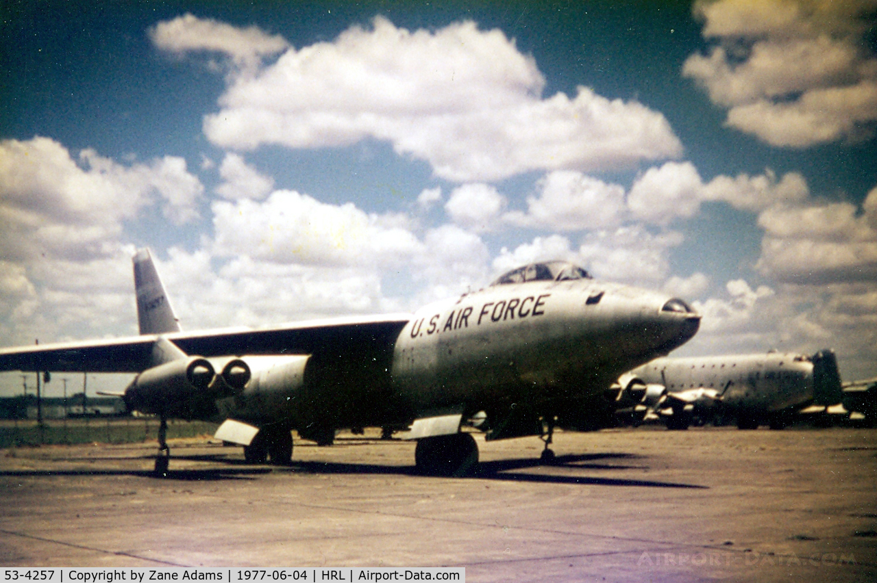 53-4257, 1953 Boeing RB-47E-45-BW Stratojet C/N 4501281, Photographed at the former CAF HQ in Harlingen, TX