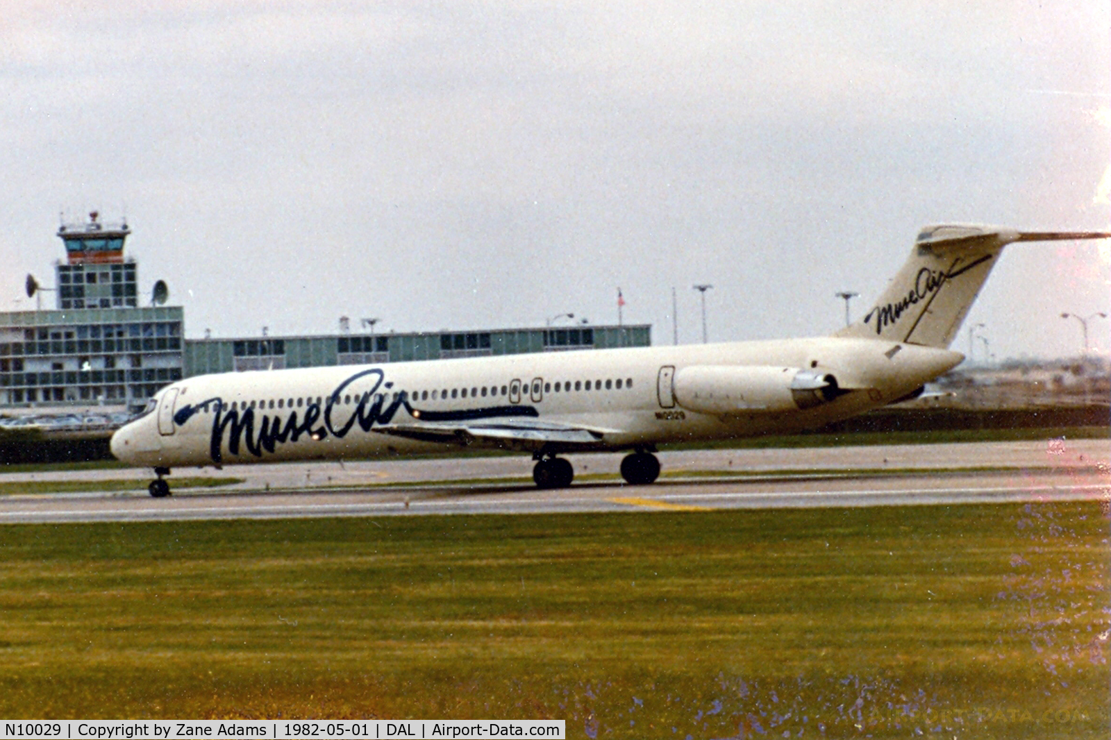N10029, 1981 McDonnell Douglas MD-81 (DC-9-81) C/N 48049, Muse Air MD-80 at Dallas Love Field