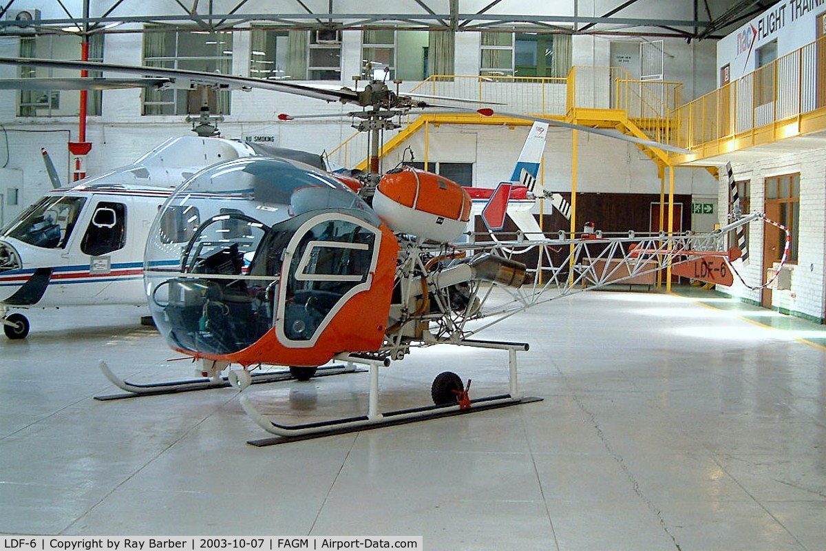 LDF-6, 1967 Westland AB-47G-3B-1 C/N WAS210, Westland-Bell 47G-3B1 [WA.606] (Lesotho Defence Force) Rand~ZS 07/10/2003