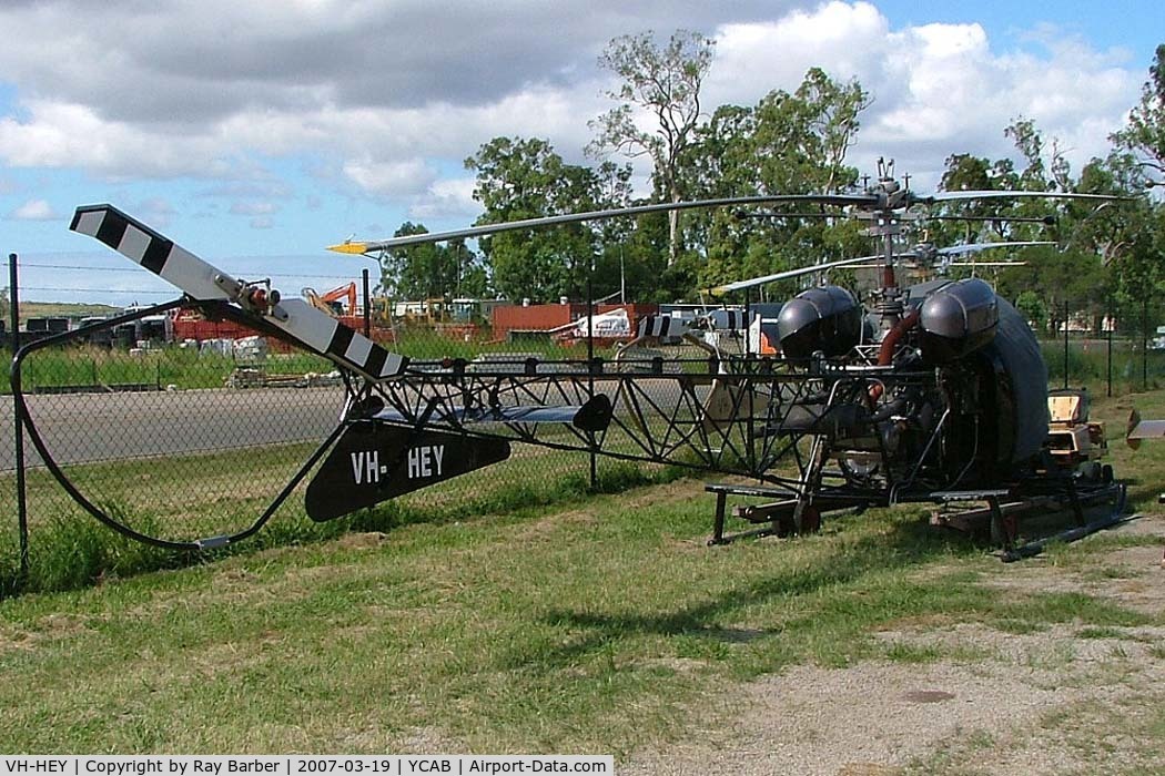 VH-HEY, 1965 Bell 47G-3B C/N 3286, Bell OH-13S Sioux [3286] Caboolture~VH 19/03/2007