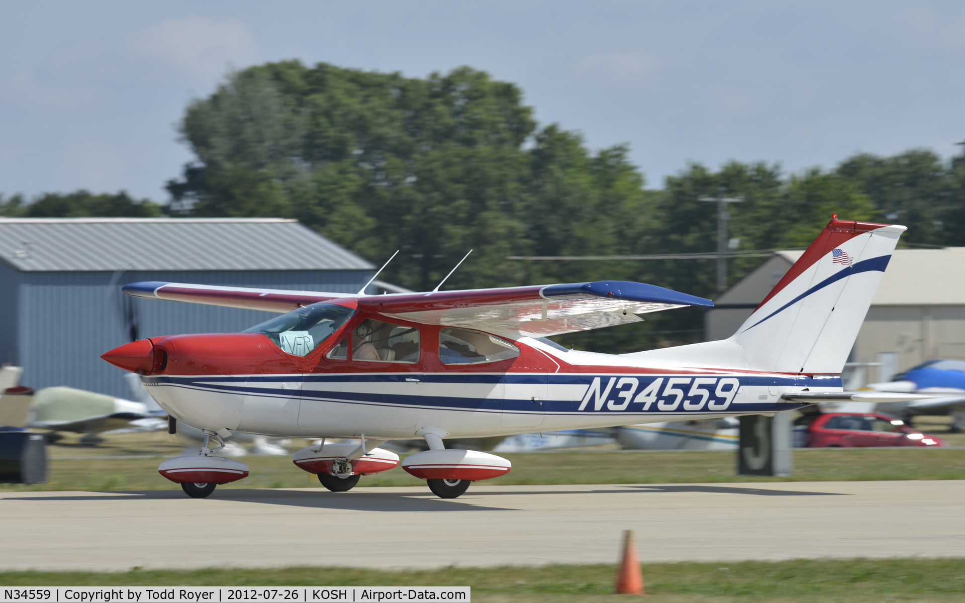 N34559, 1973 Cessna 177B Cardinal C/N 17701874, Airventure 2012