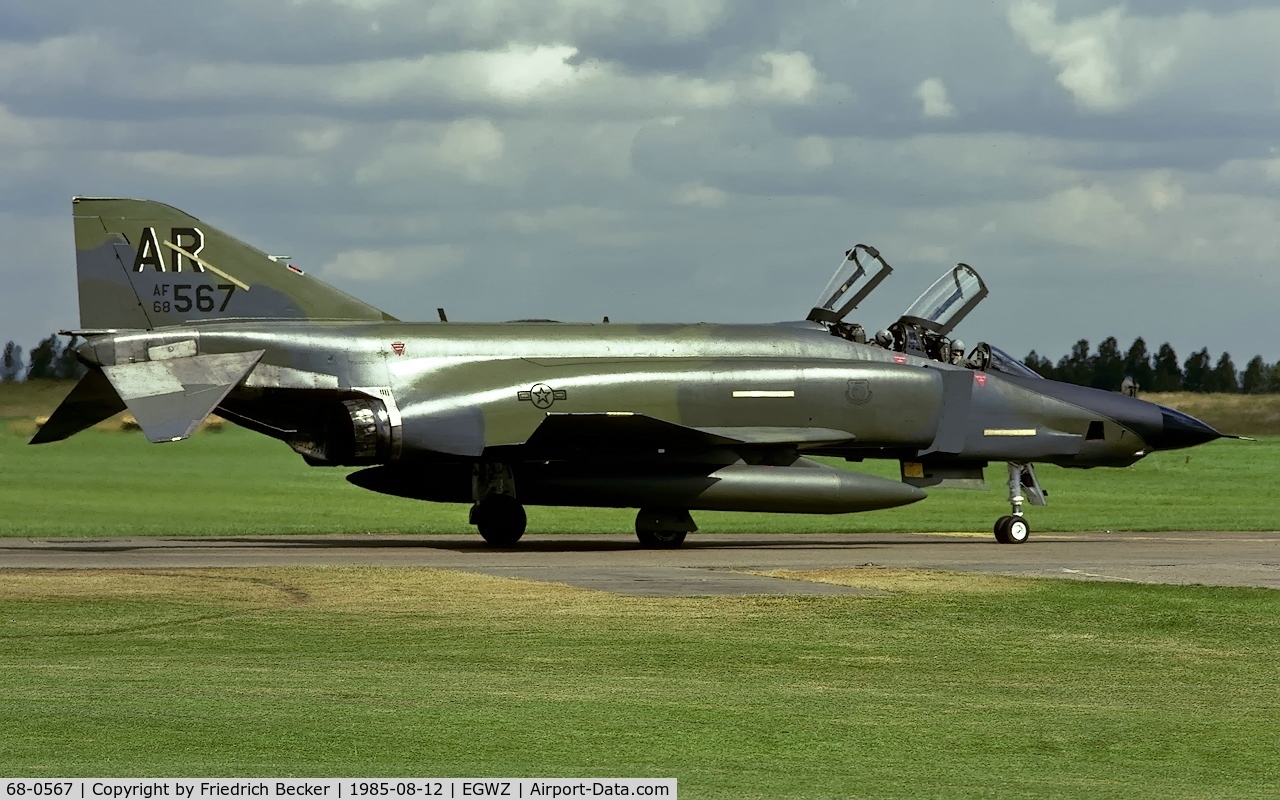 68-0567, 1968 McDonnell Douglas RF-4C Phantom II C/N 3469, last chance inspection at RAF Alconbury