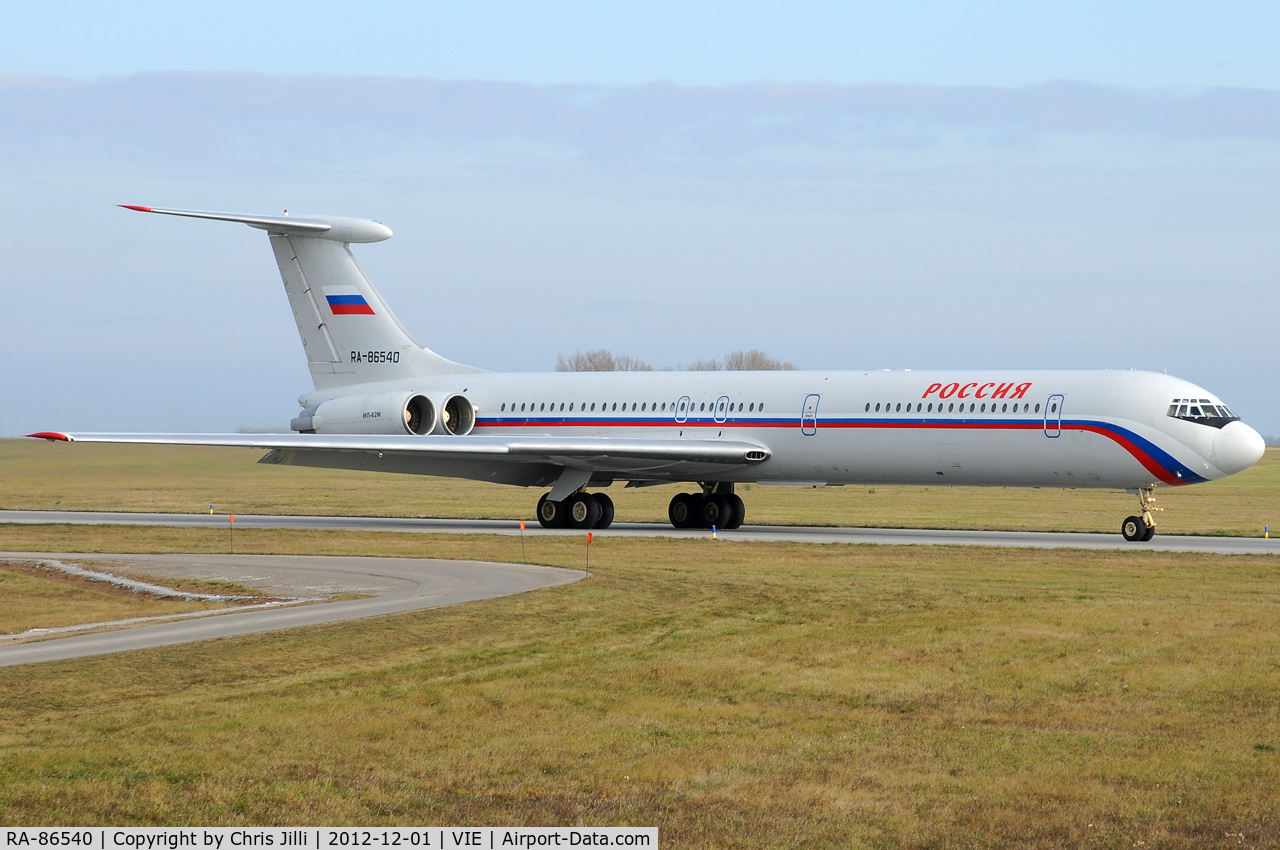 RA-86540, 1985 Ilyushin Il-62M C/N 3546548, Russia State Transport Company - Rossiya
