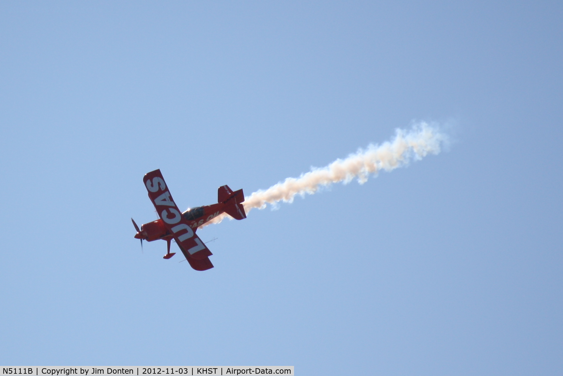 N5111B, 1998 Pitts S-1-11B Super Stinker C/N 4003, Mike Wiskus performs in his Pitts S-1 during Wings over Homestead