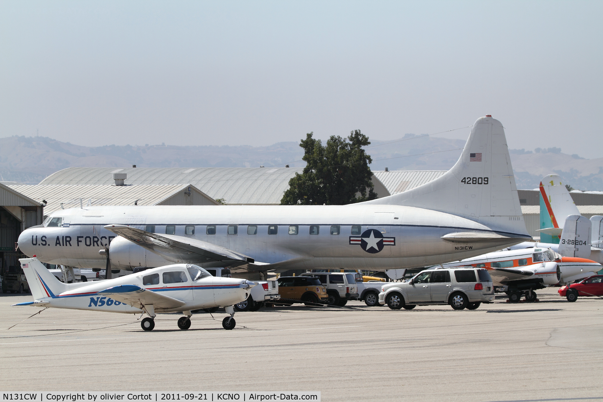 N131CW, 1954 Convair C-131D Samaritan C/N 205, Chino airport