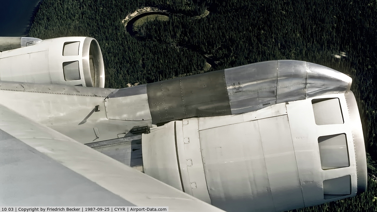 10 03, 1968 Boeing 707-307C C/N 19999, departing CFB Goose Bay with a Luftwaffe B707-307C