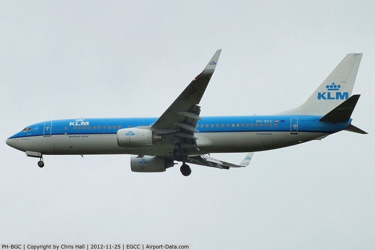 PH-BGC, 2008 Boeing 737-8K2 C/N 30361, KLM Royal Dutch Airlines