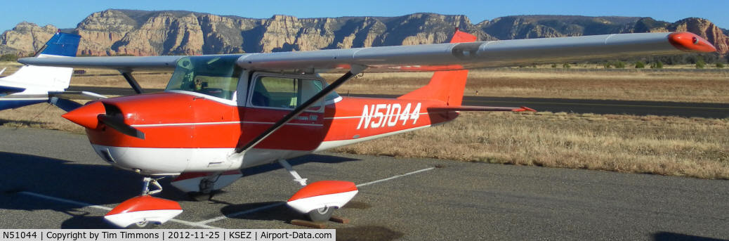 N51044, 1969 Cessna 150J C/N 15069724, Cessna 150J at Sedona, Arizona (KSEZ) on 24 November 2012