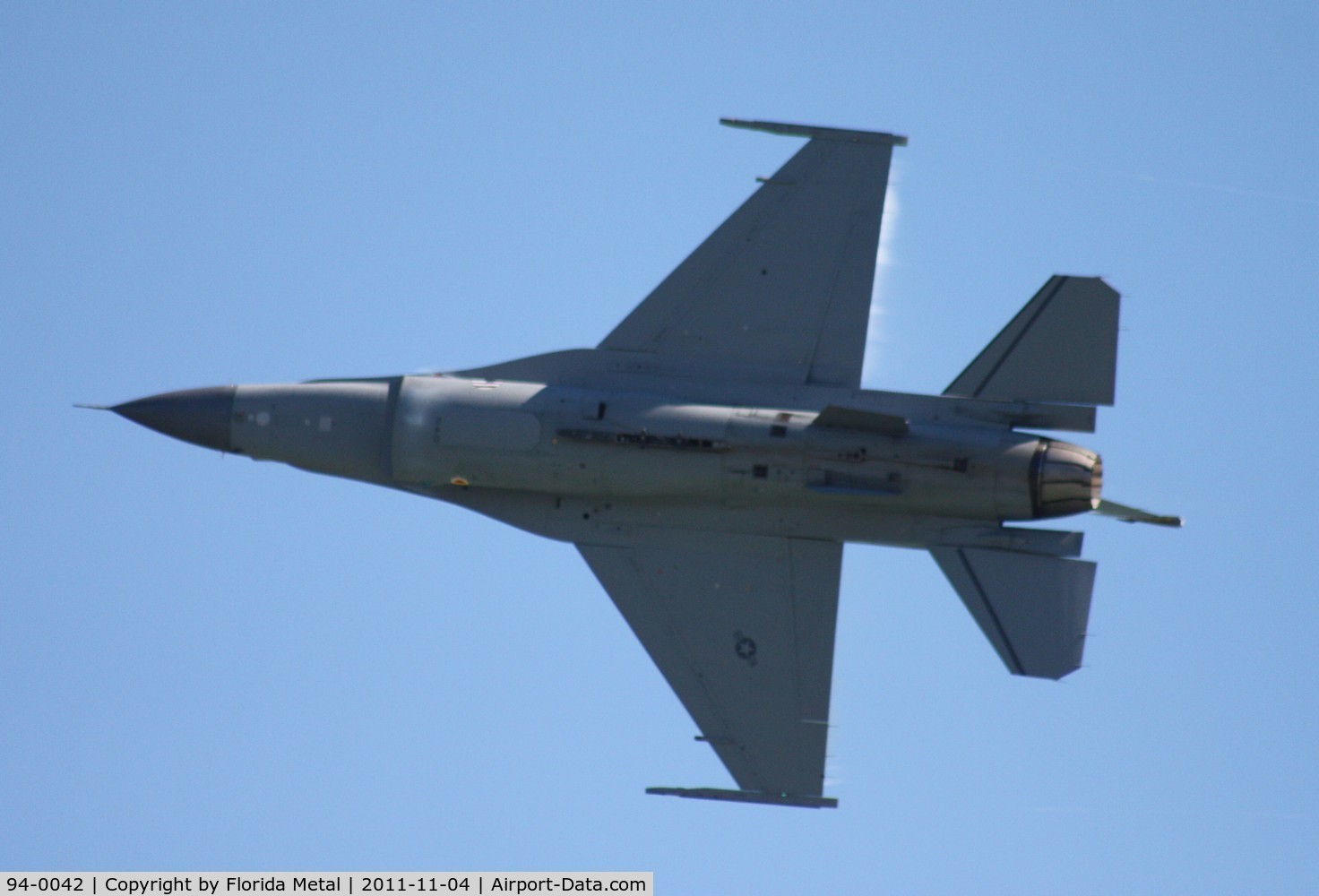 94-0042, Lockheed F-16CM Fighting Falcon C/N CC-194, F-16 at Cocoa Beach Airshow 2011