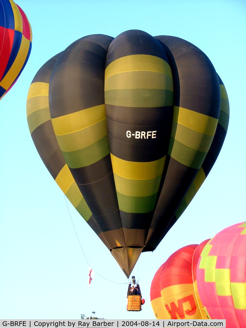 G-BRFE, 1989 Cameron Balloons V-77 C/N 1835, Cameron V-77 HAFB [1835] Ashton Court~ G 14/08/2004