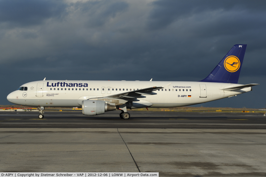 D-AIPY, 1991 Airbus A320-211 C/N 161, Lufthansa Airbus A320