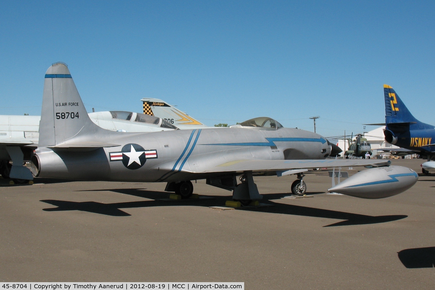 45-8704, 1946 Lockheed P-80B-1-LO Shooting Star C/N 080-1918, 1946 Lockheed P-80B-1-LO Shooting Star, c/n: 080-1918