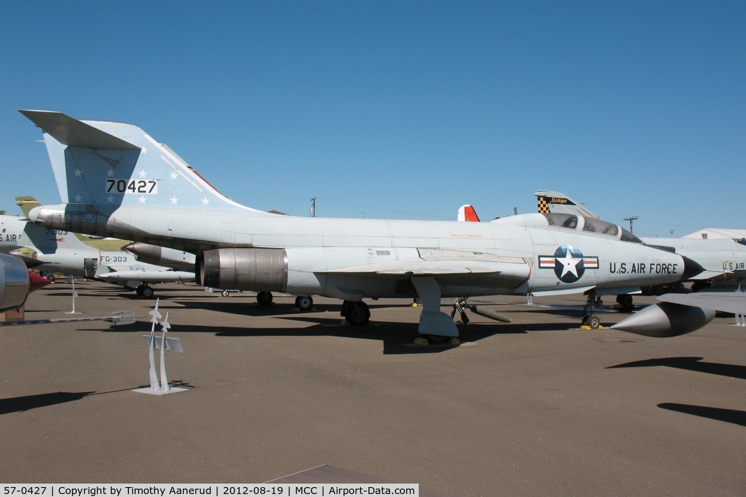 57-0427, 1957 McDonnell F-101B Voodoo C/N 605, 1957 McDonnell F-101B Voodoo, c/n: 605