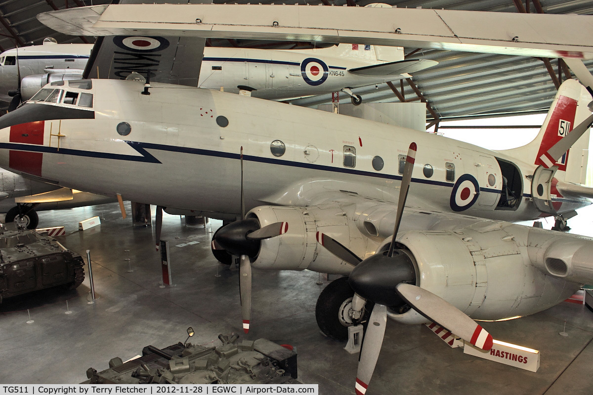 TG511, 1948 Handley Page Hastings T.5 C/N HP67/21, Handley Page Hastings T5, c/n: HP67/21