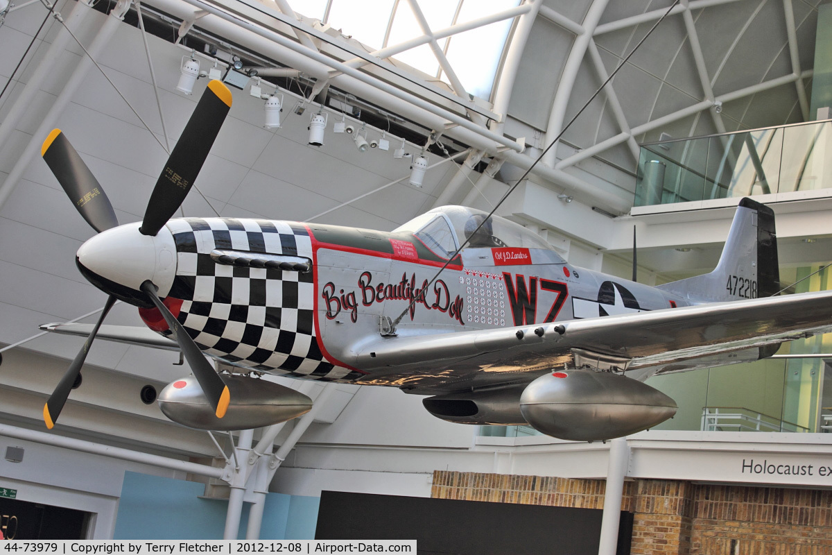 44-73979, North American P-51D Mustang C/N 122-40519, North American P-51D Mustang, c/n: 122-40519 at IWM Lambeth