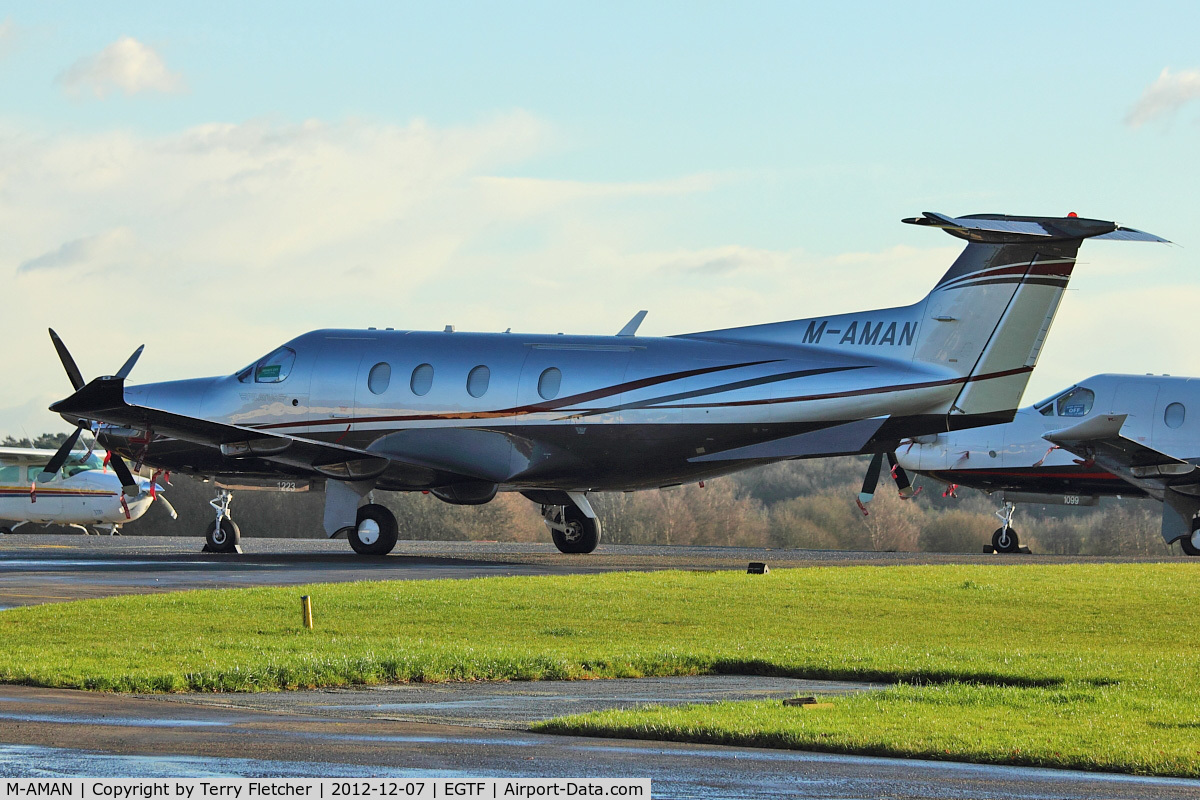 M-AMAN, 2010 Pilatus PC-12/47E C/N 1223, Pilatus PC-12/47E, c/n: 1223 at Fairoaks