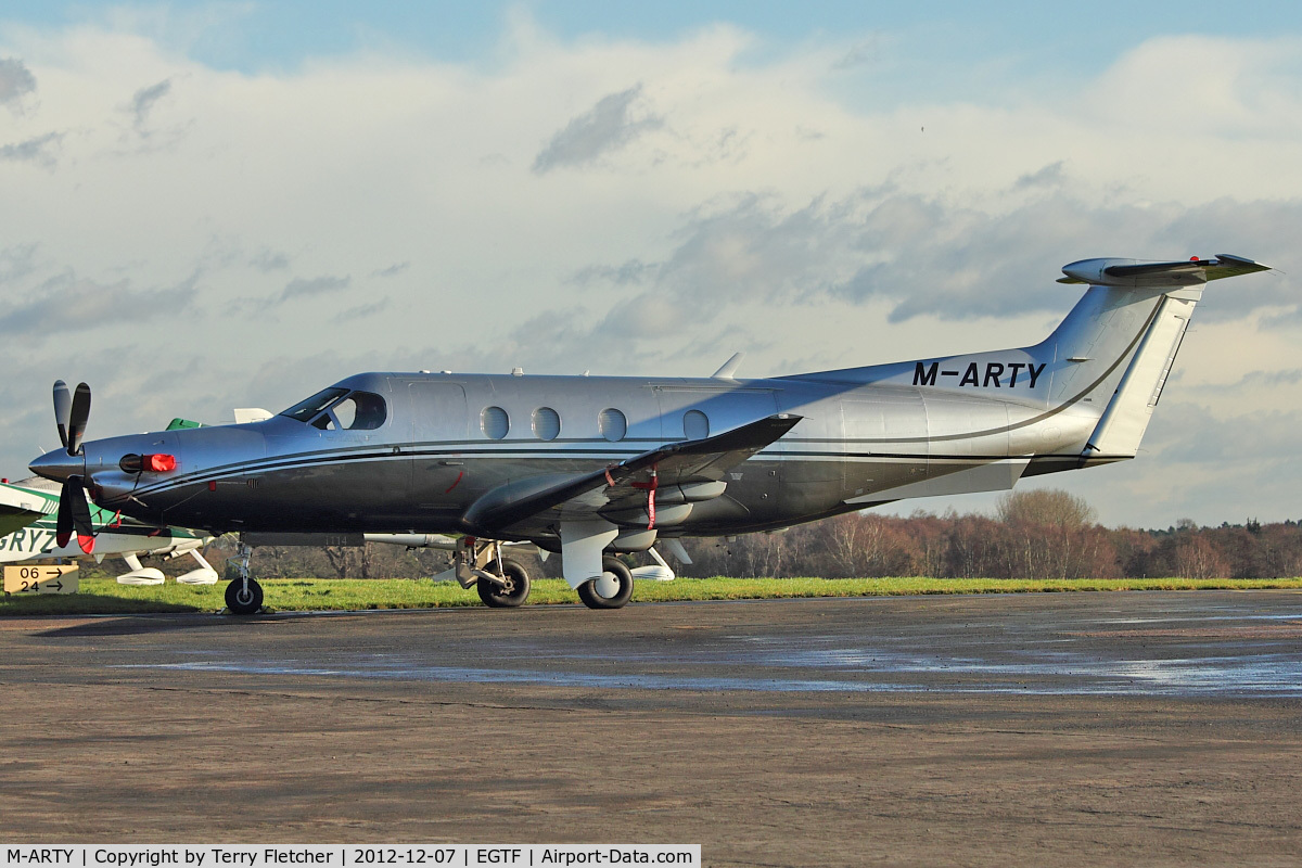 M-ARTY, 2009 Pilatus PC-12/47E C/N 1114, 2009 Pilatus PC-12-47e, c/n: 1114 at Fairoaks