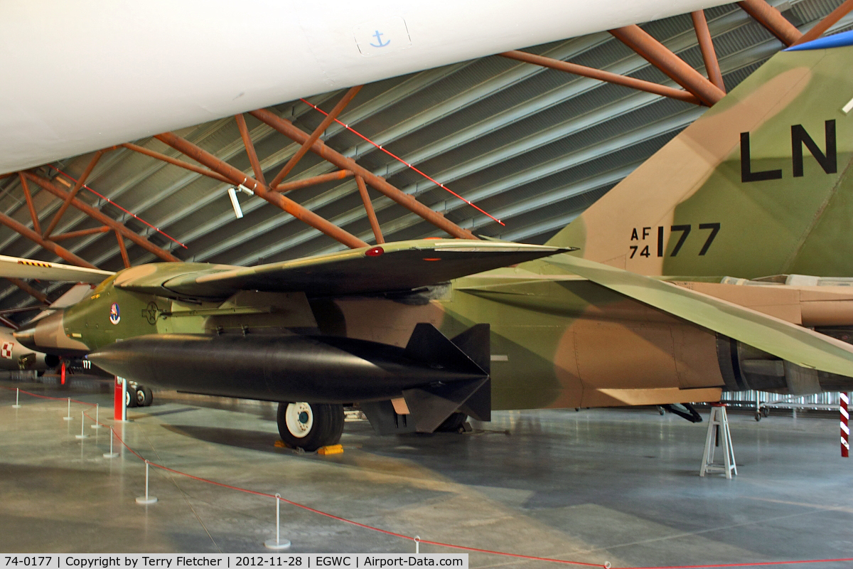 74-0177, 1974 General Dynamics F-111F Aardvark C/N E2-95, General Dynamics F-111F Aardvark, c/n: E2-95