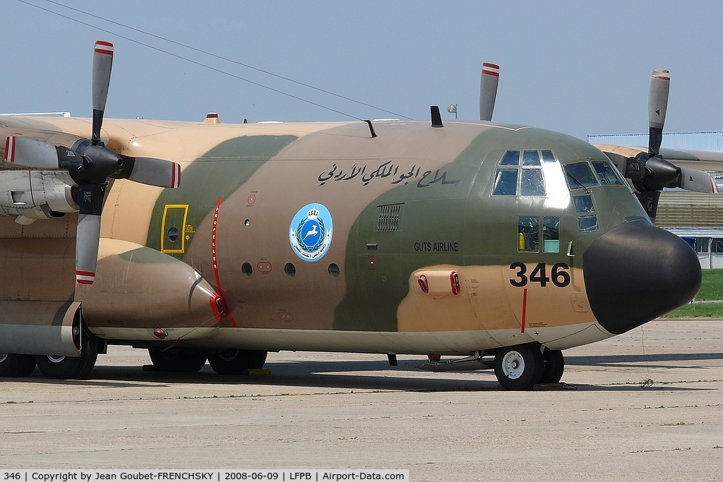 346, Lockheed C-130H Hercules C/N 382-4920, RJZ - Royal Jordanian Air Force