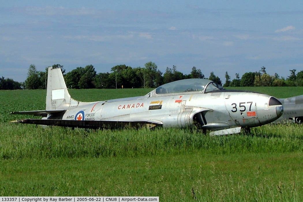 133357, Canadair CT-133AN Silver Star 3 C/N T33-357, Canadair CT-133AN Silver Star Mk.3 [T33-357] Markham~C 22/06/2005