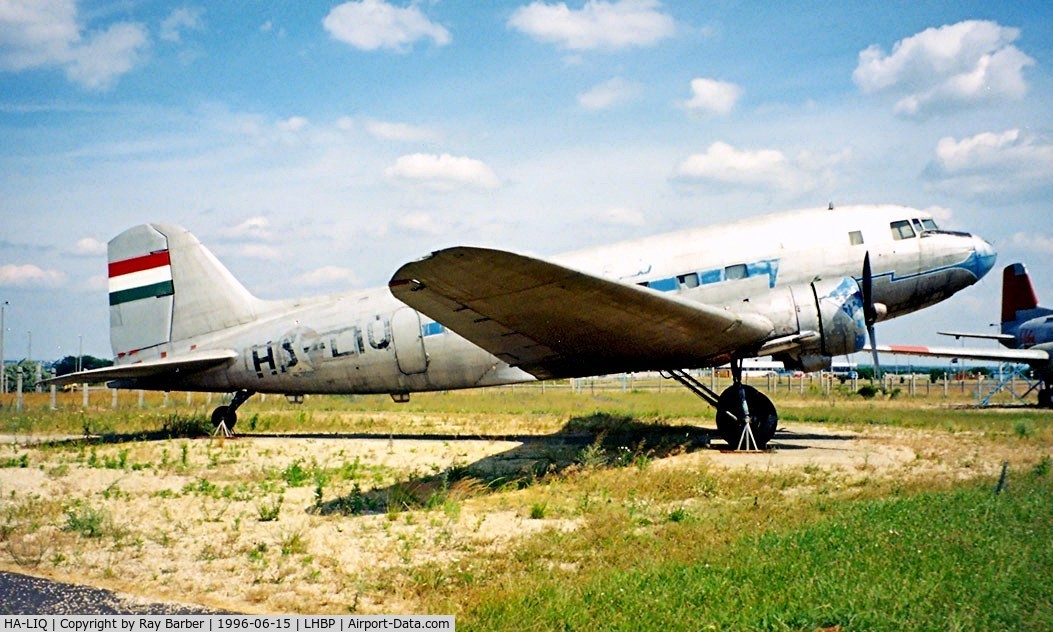 HA-LIQ, 1952 Lisunov Li-2 C/N 23441206, Lisunov Li-2T [23441206] (MALEV) Budapest-Ferihegy~HA 15/06/1996. Has since been re-painted.