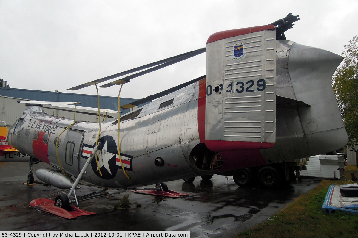 53-4329, Vertol H-21B Workhorse (PV-22) C/N B.79, At the Museum of Flight Restoration Center