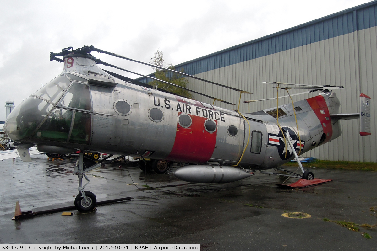 53-4329, Vertol H-21B Workhorse (PV-22) C/N B.79, At the Museum of Flight Restoration Center