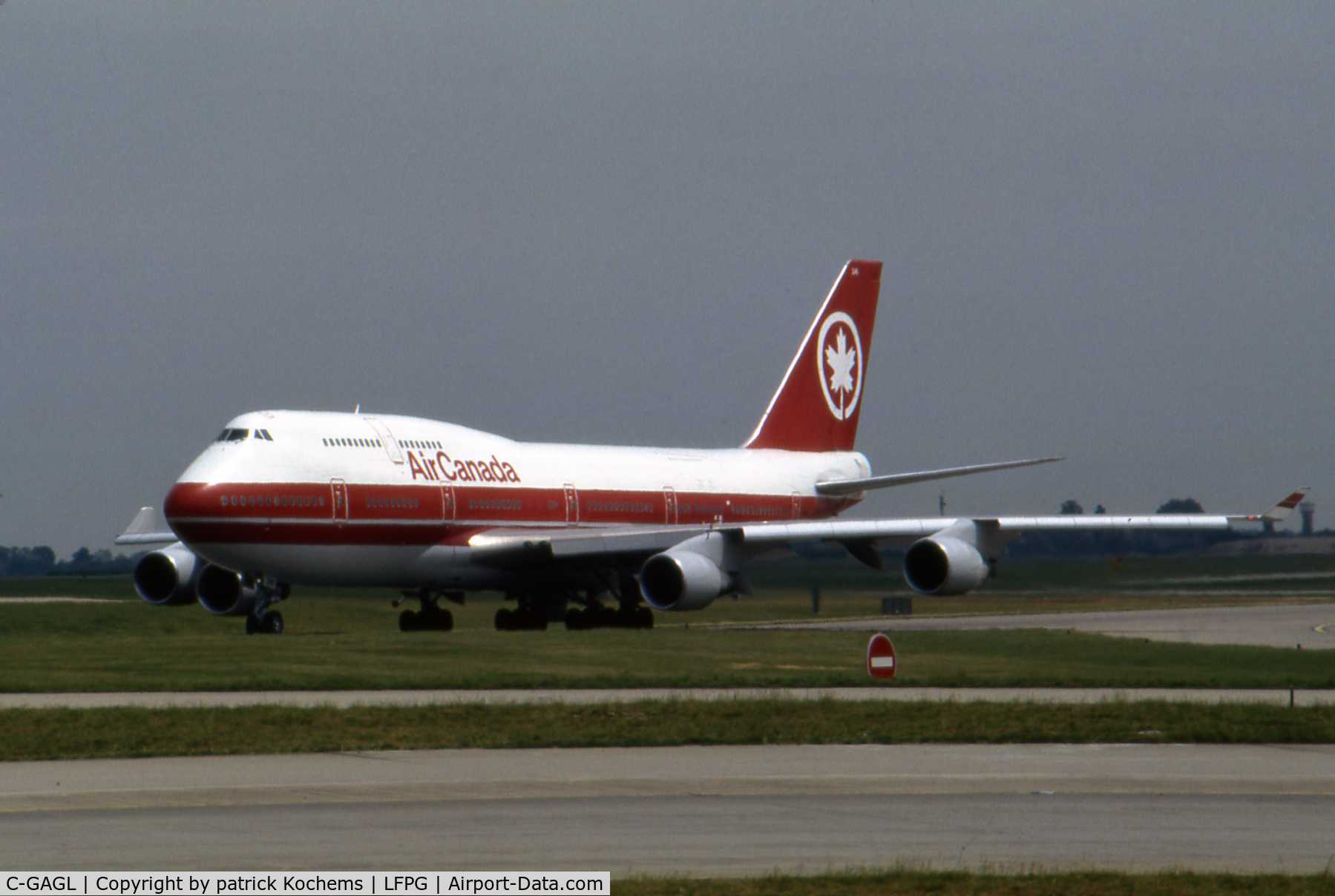 C-GAGL, 1991 Boeing 747-433F C/N 24998, Air Canada arrived at Charles de Gaulle