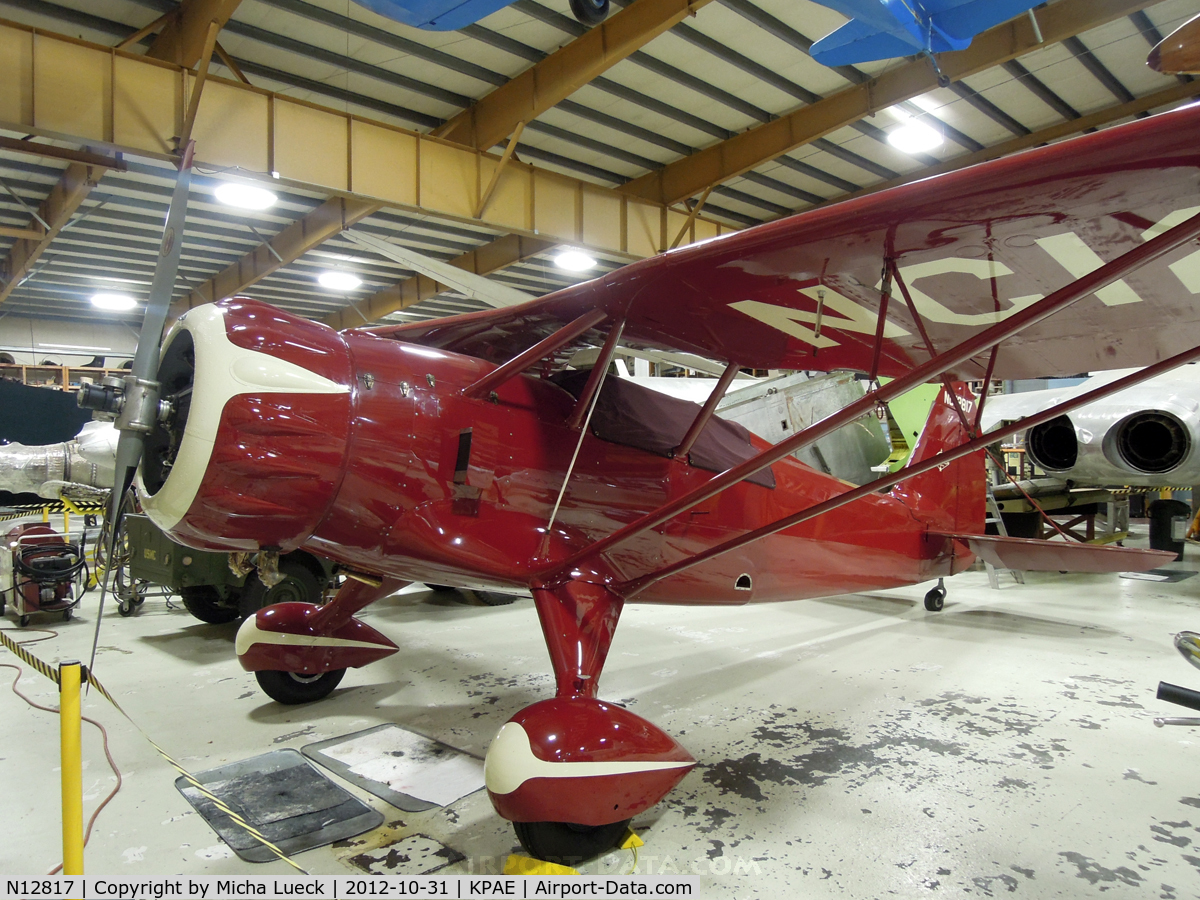 N12817, Stinson Model O C/N 10, At the Museum of Flight Restoration Center, Everett