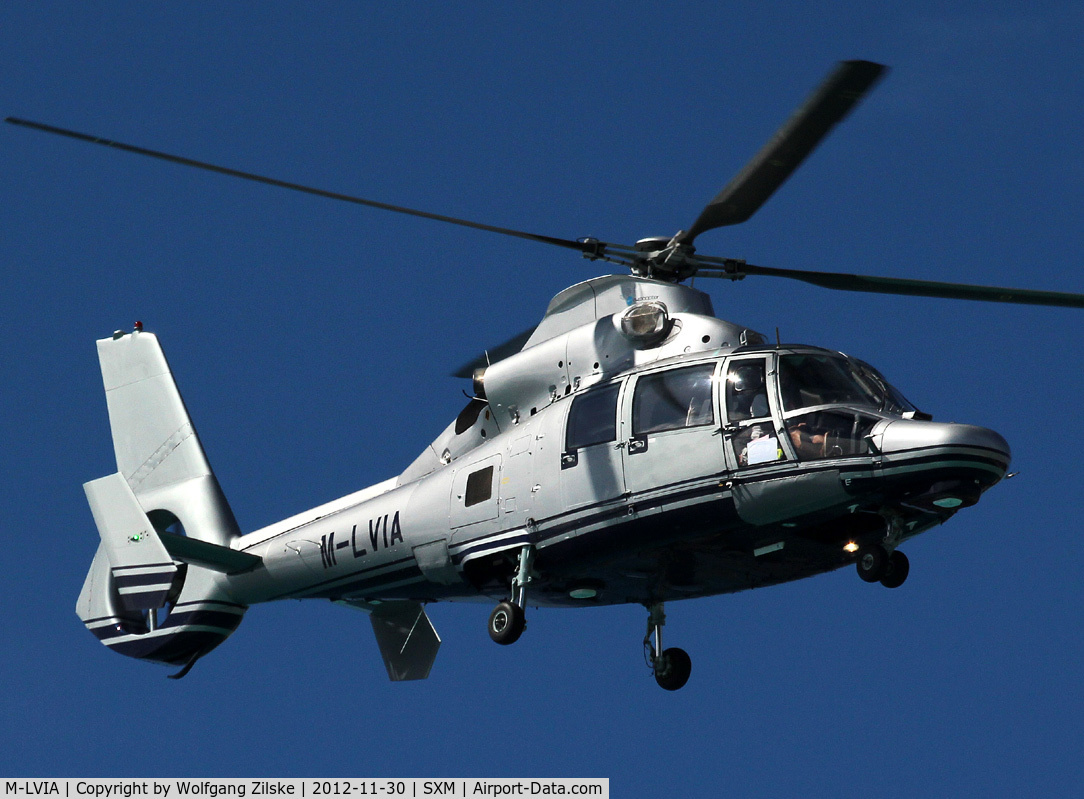 M-LVIA, Eurocopter AS-365N-3 Dauphin 2 C/N 6815, visitor