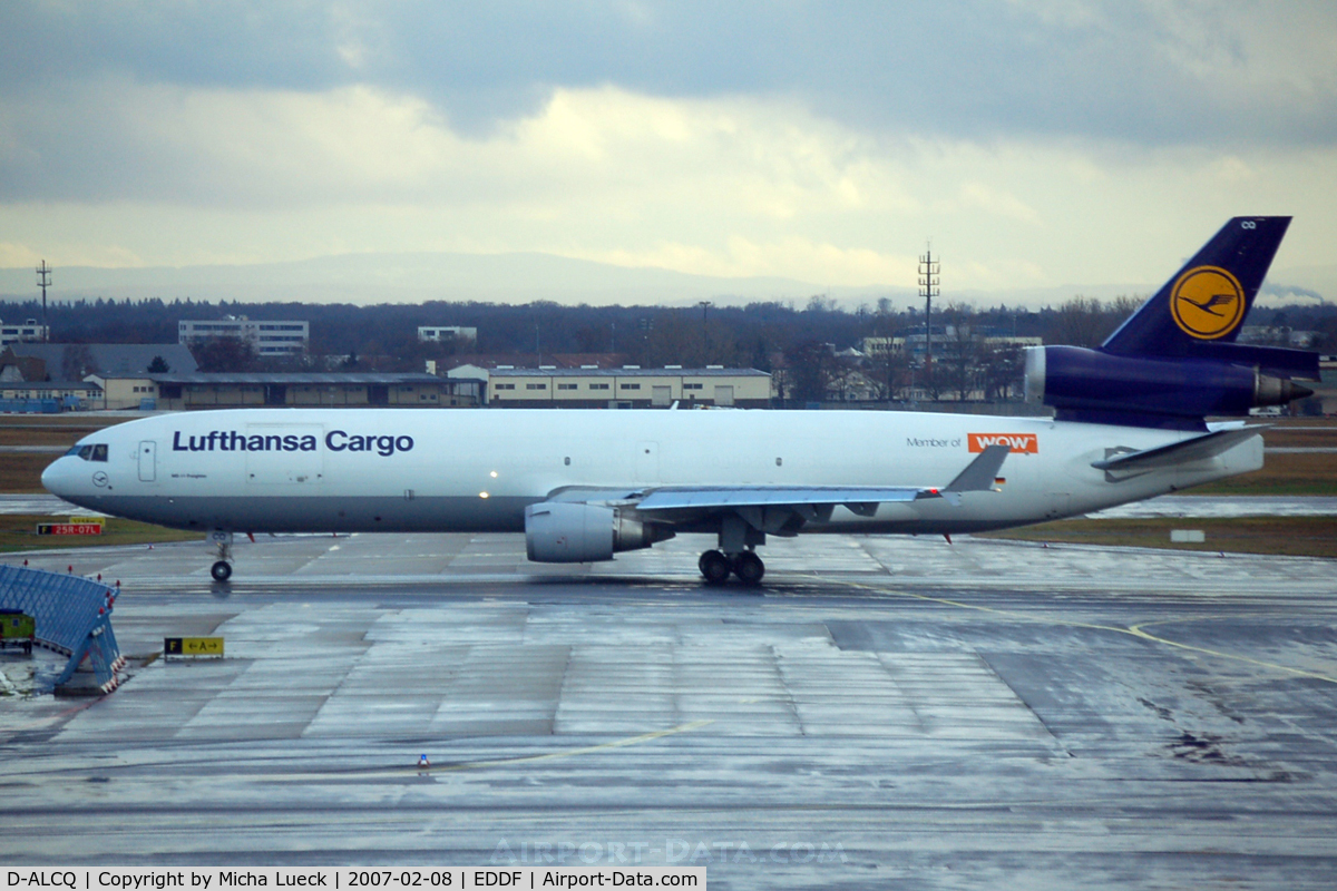 D-ALCQ, 1993 McDonnell Douglas MD-11F C/N 48431, At Frankfurt