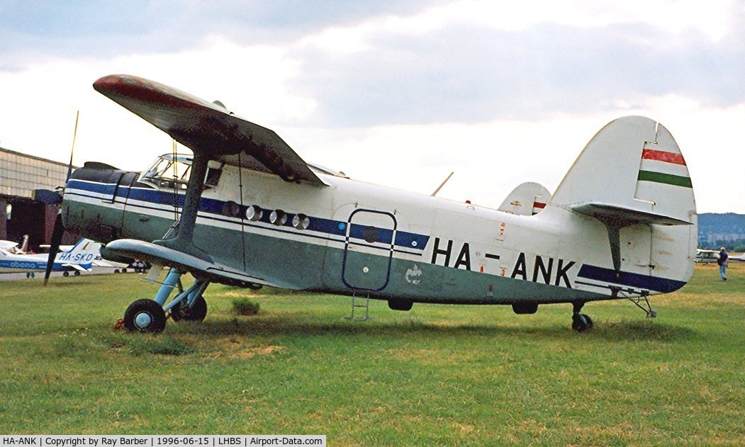HA-ANK, 1978 Antonov (PZL-Mielec) An-2P C/N 1G174-42, Antonov An-2P [1G174-42] Buadors~HA 15/06/1996