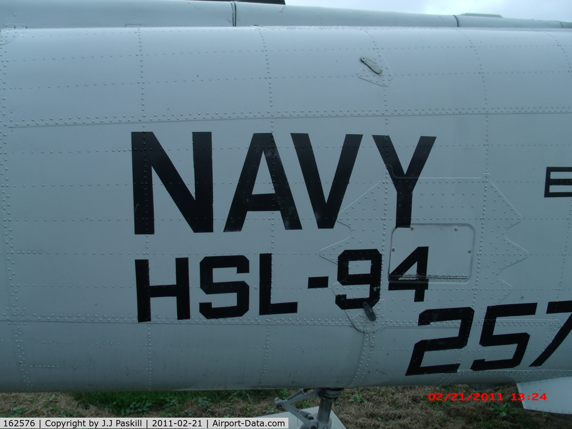 162576, Kaman SH-2G Seasprite C/N 227, NAVY Notice squadron : HSL-94 below NAVY