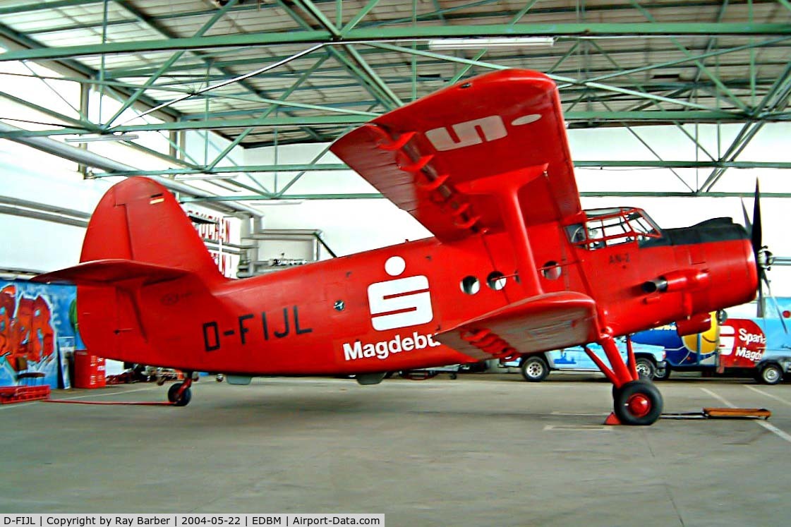 D-FIJL, 1975 Antonov An-2T C/N 1G157-04, Antonov An-2T [1G157-04] Magdeburg~D 22/05/2004