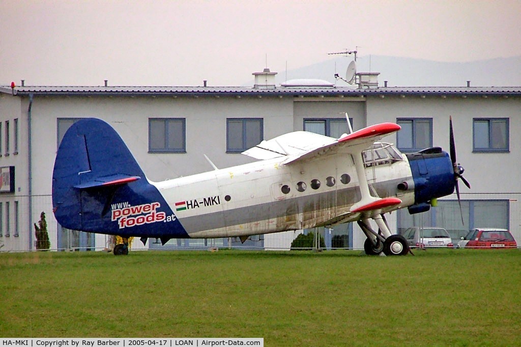 HA-MKI, 1973 Antonov An-2 C/N 1G153-36, Antonov An-2R [1G153-36] Wiener Neustadt-Ost 17/04/2005