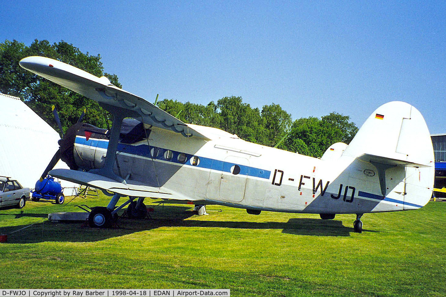 D-FWJO, Antonov An-2T C/N 1G174-26, Antonov An-2T [1G174-26] Neustadt-Glewe~D 18/04/1998
