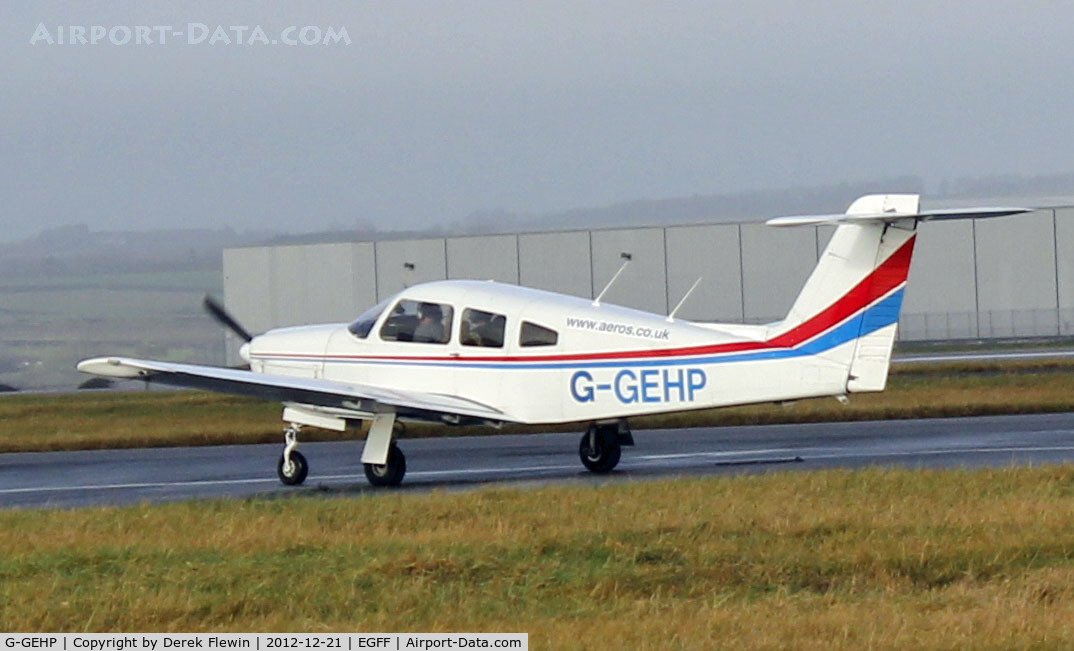 G-GEHP, 1982 Piper PA-28RT-201 Arrow IV C/N 28R-8218014, Landed 1230 from Filton, departed 1304 to Gloucester.
Thanks to S.W.A.G.