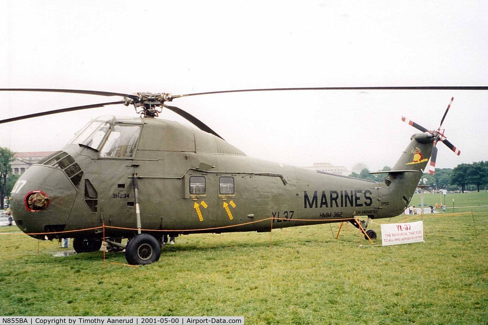 N855BA, 1961 Sikorsky UH-34D Seahorse C/N 148783, 1961 Sikorsky UH-34D, c/n: 148783, on the Mall in Washington DC,