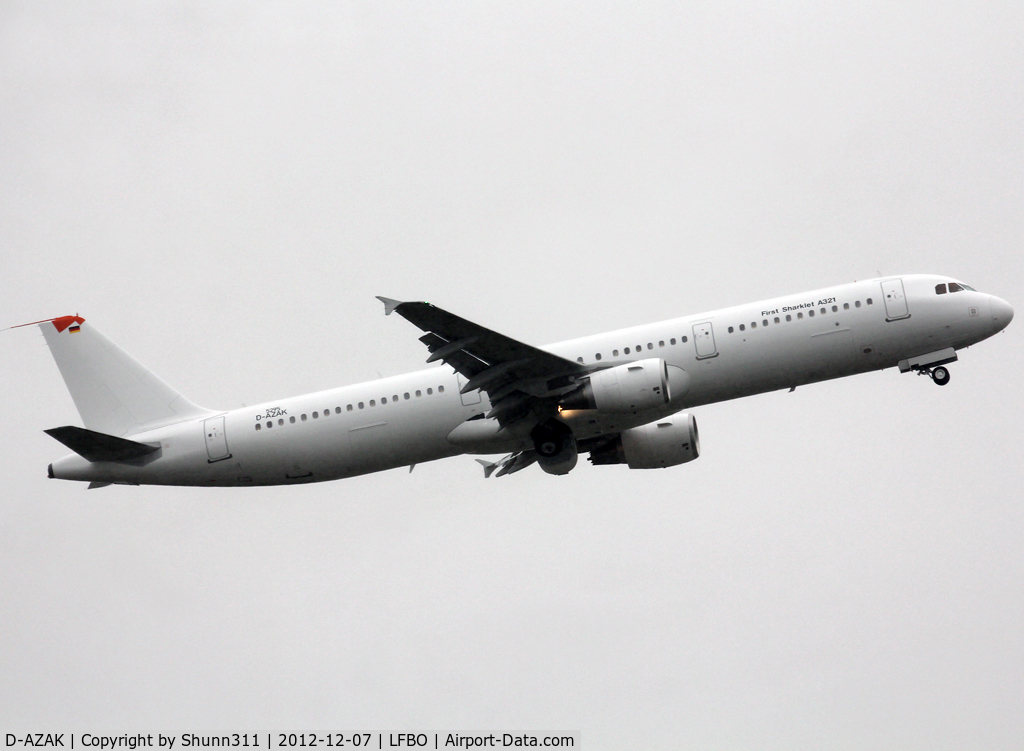 D-AZAK, 2012 Airbus A321-211 C/N 5295, Now whithout sharklets