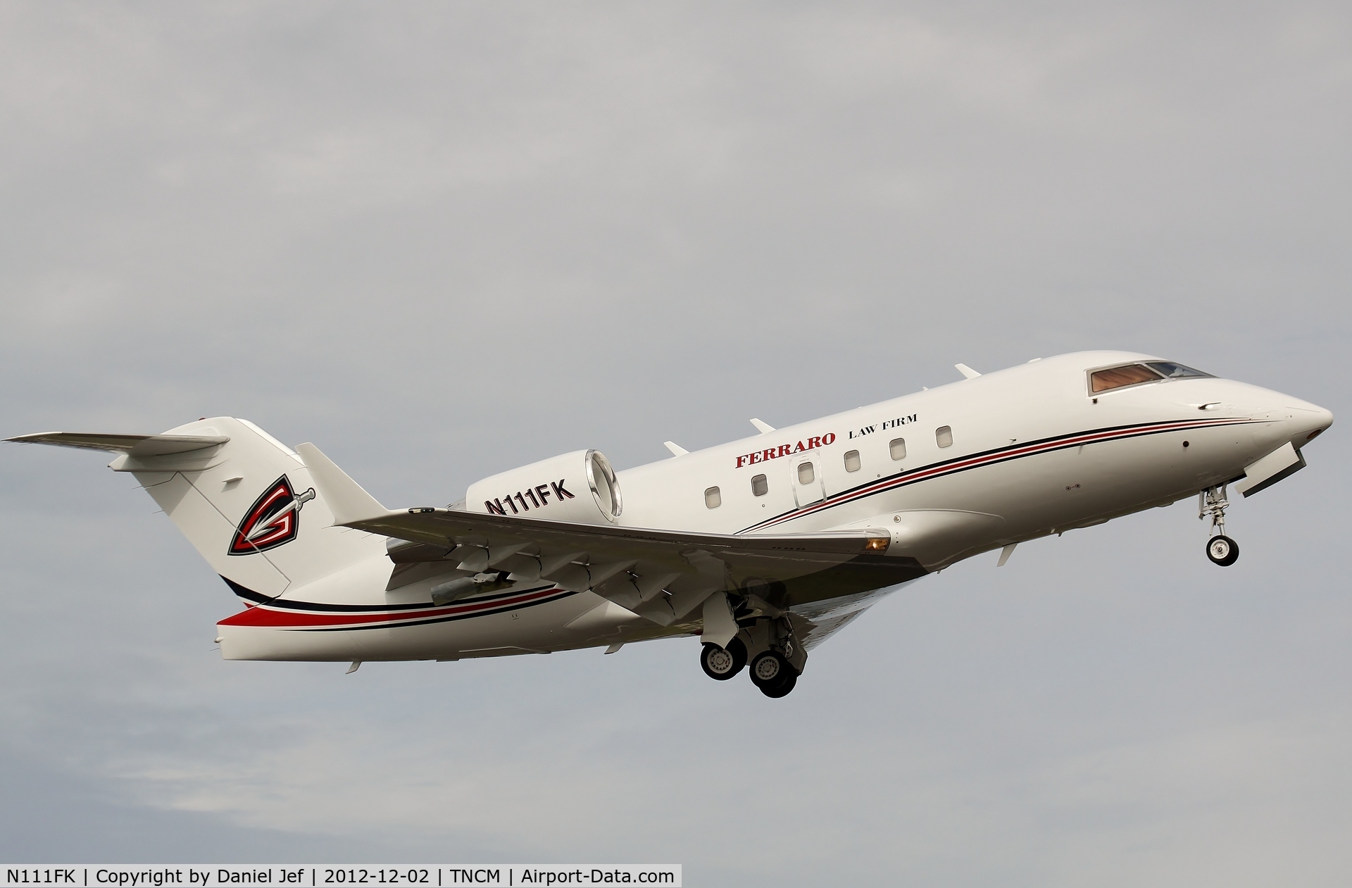 N111FK, 1991 Canadair Challenger 601-3A (CL-600-2B16) C/N 5104, N111FK