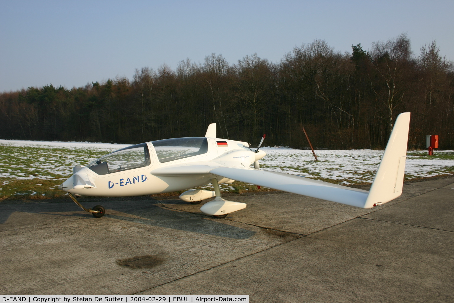 D-EAND, 1986 Gyroflug SC-01B-160 Speed Canard C/N S-32, Parked at Vliegclub Ursel.