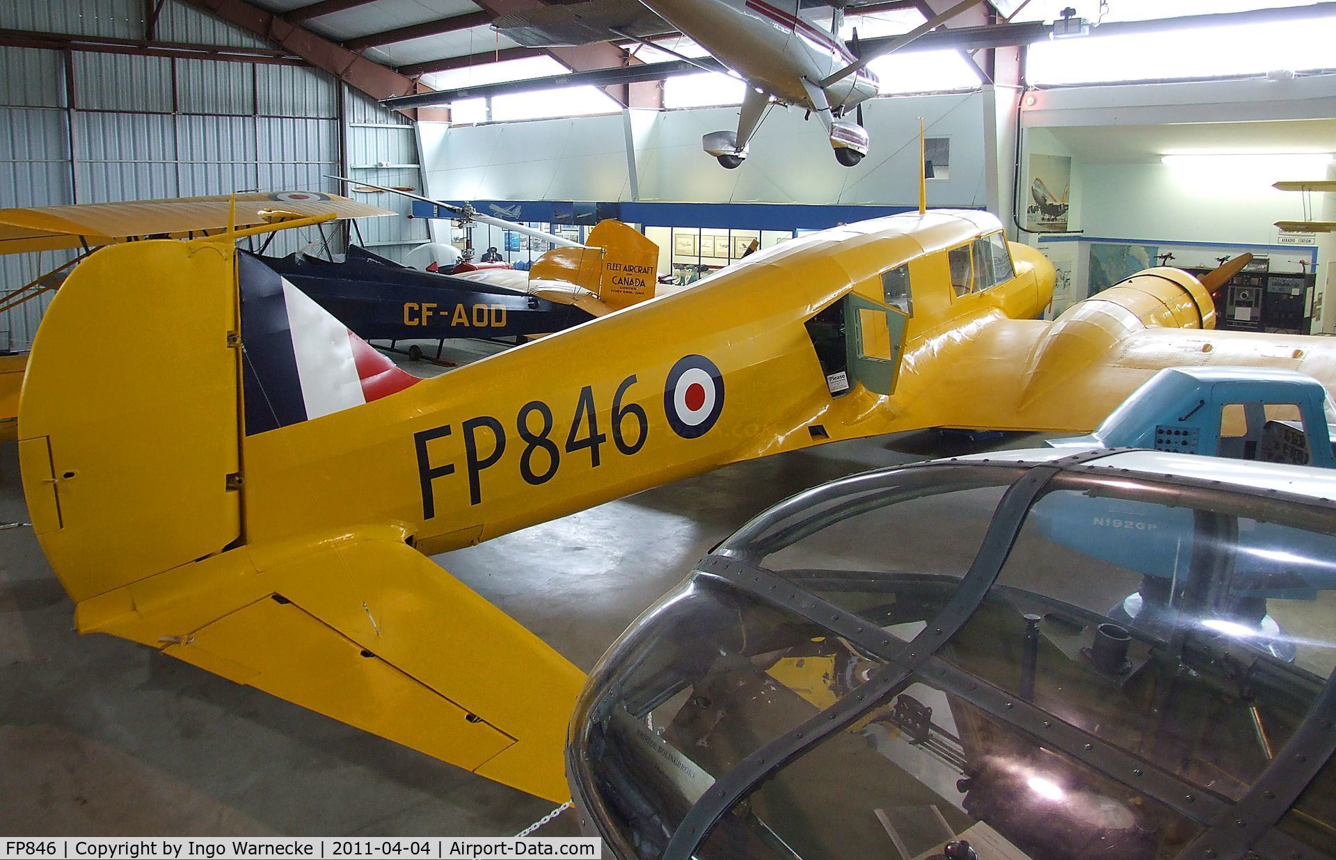 FP846, Avro 652A Anson II C/N Not found FP846, Avro 652A Anson II at the British Columbia Aviation Museum, Sidney BC