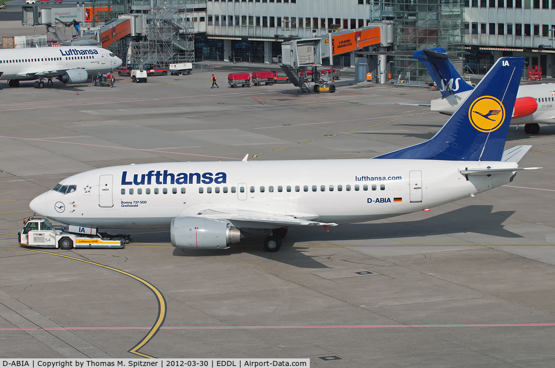 D-ABIA, 1990 Boeing 737-530 C/N 24815, Lufthansa D-ABIA 