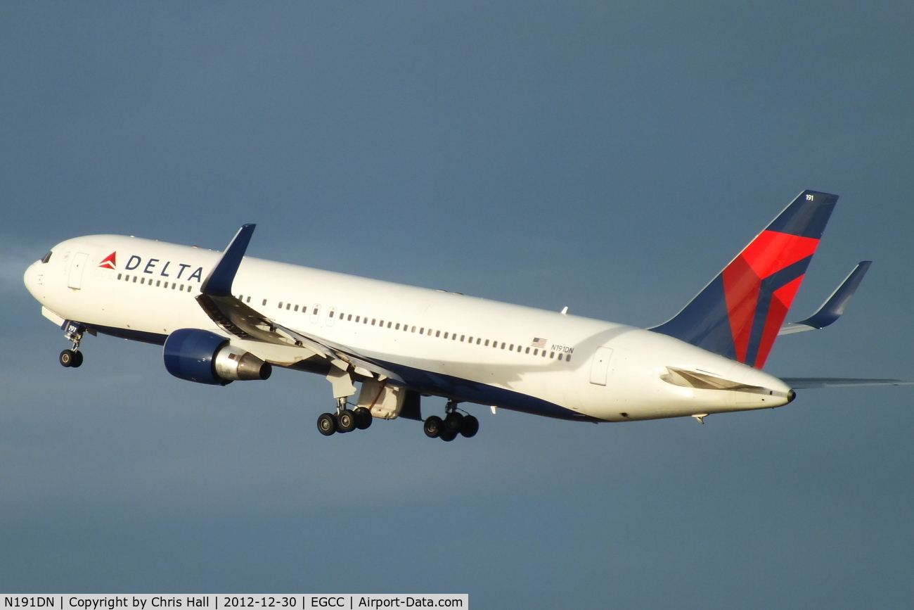 N191DN, 1997 Boeing 767-332 C/N 28448, Delta Airlines