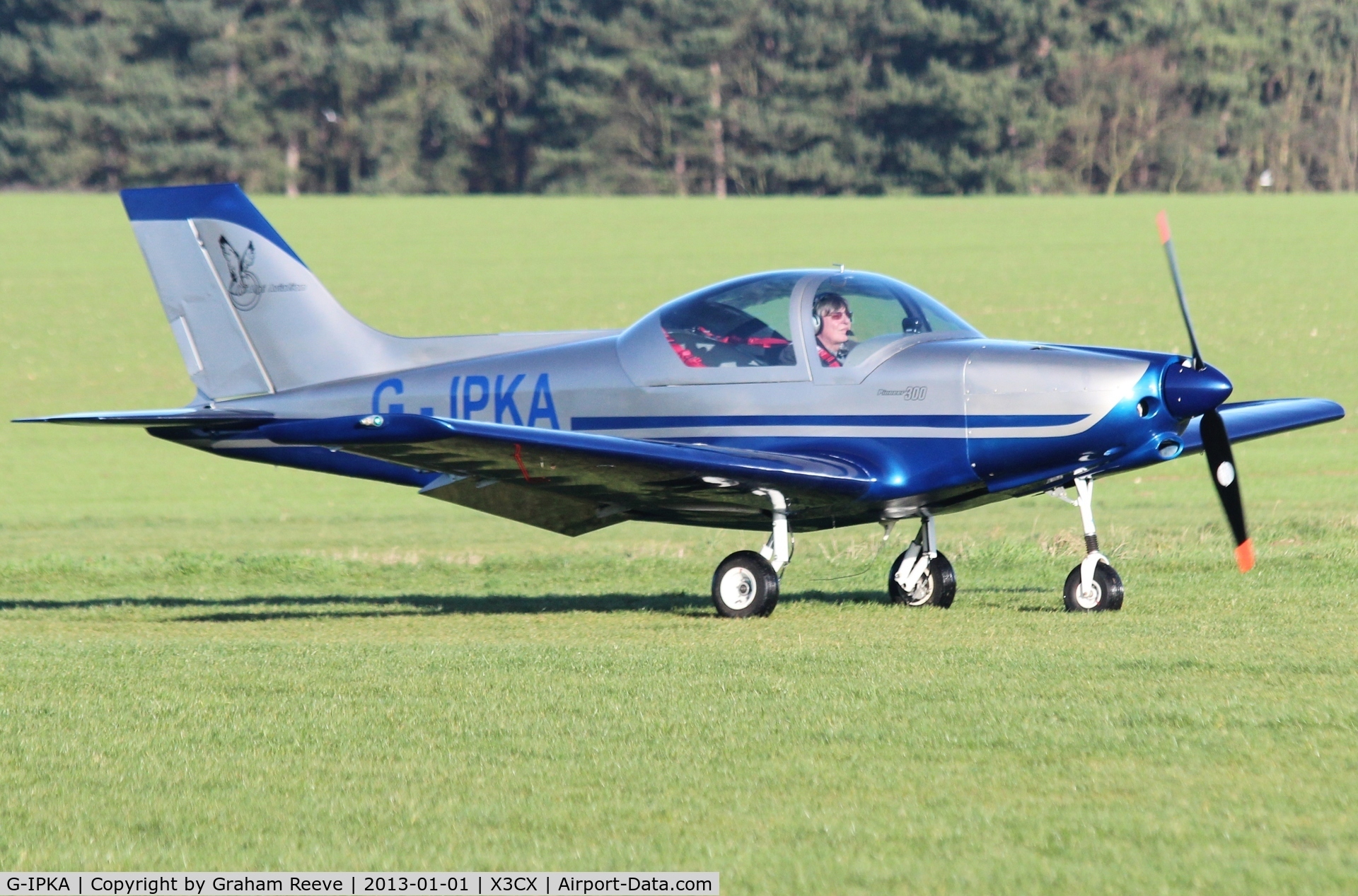 G-IPKA, 2005 Alpi Aviation Pioneer 300 C/N PFA 330-14355, Just landed.